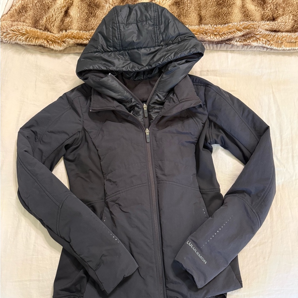 lululemon athletica Women's Black Hooded Jacket